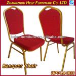 Cheaper shinny metal banquet chair