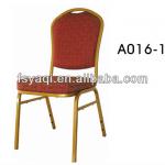Metal steel padding price steel banquet chair A016-1