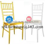 wholesale white and gold wedding chiavari chair
