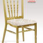 Golden chivar wedding hotel chair