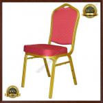 Exquisite gold aluminum Banquet chair