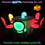glowing led event rental furniture / banquet chair rental
