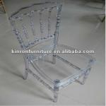 Wholsale clear resin napoleon chair for wedding XL-H2008