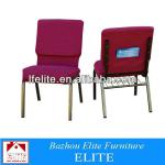 Red Metal Steel Used Church Chairs/Steel Church Chairs/Cheap Church Chairs EBF-06