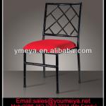 Stackable black iron tube Chiavari chair (YZ3014)