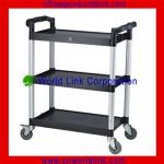 3 Shelf Plastic Hotel Service Trolley