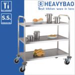 Stainless Steel Service Trolley