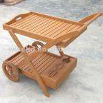 (W-FC-850) solid wood bar trolley