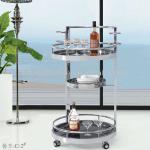 stainless steel hotel wine trolley H001