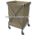 Heavy Washable Cross Brace Hotel Laundry Cart