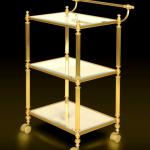 Royal Golden Aluminium Frame Luxury Classic Design Exclusive Hotel Trolley Malaysia-A 11.1