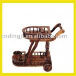 WOODED HOTEL HANDLE WINE-CART