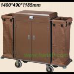 Double oxford bag Hotel housekeeping trolley-HC-43