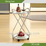 Kitchen Furniture Glass trolley /Service Cart XC-5-028