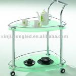 Acrylic serving trolley,Hotel trolley,Hotel Furniture-V21150
