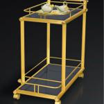 Royal Golden Aluminium Frame High Class Classic Design Italian Style Elegant Hotel Trolley Malaysia