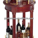 wooden hotel/restaurant/bar liquor trolley