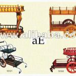 Wood tea trolley, tea serving trolley, wooden serving trolley, hotel room service trolley, food service trolleys-10119,10120,10121,10122