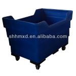 plastic laundry linen trolley