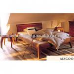 UCF0066 Wooden hotel bed,Bedroom furniture-UCF0066 Bedroom furniture