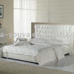 modern leather bed(#2108)-2108