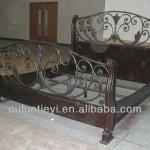 Antique rococo bed