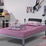 2012 new!!! Single bed with leather back-HSA03