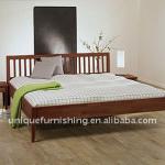 hot sale new natural wood double hotel beds hotel furnitureHB-03