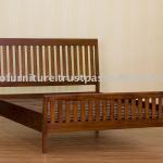 Hotel Furniture - Mahogany Slat Bed New