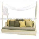 Day Bed Outdoor Rattan Wicker with Canopy