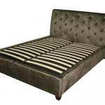 modern velvet fabric Hotel Bed (635278)