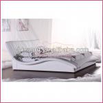 Hotel white bed with abs headboard on sale (2821#)-2821#