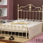 hotel bed/beautiful steel bed/elegant design/furniture GZ iron bed