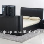 Luxury TV Leather Bed CG-LBD01