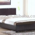 Faux Leather Bed balck PU bed frame