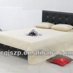 Cheap sledge lether bed