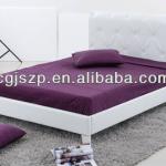 Cheap sledge lether bed