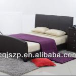 Cheap sledge lether bed