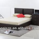 Cheap sledge lether bed