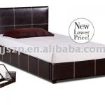 Faux Leather brown bed frame