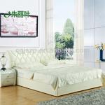 2014 Modern Good Quality Double Leather Bed