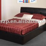 leather bed frame