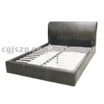 Faux Leather Bed Frame with slat