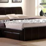 Faux Leather Bed with drawers SLB116-SLB116