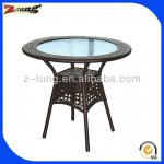 ZT-1081T aluminum rattan outdoor/rattan hotel table