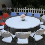 183cm outdoor folding plastic round tables-SY-183ZY