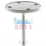 Removable Round Table With Table Pedestal and Base Plate Fixed height 68cm Dia. 60cm