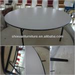 PVC hotel round folding table-FT-01