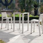Latest trendy outdoor rattan furniture bar table set-HY-5010