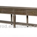 Pine wood hotel console table-JTFT090